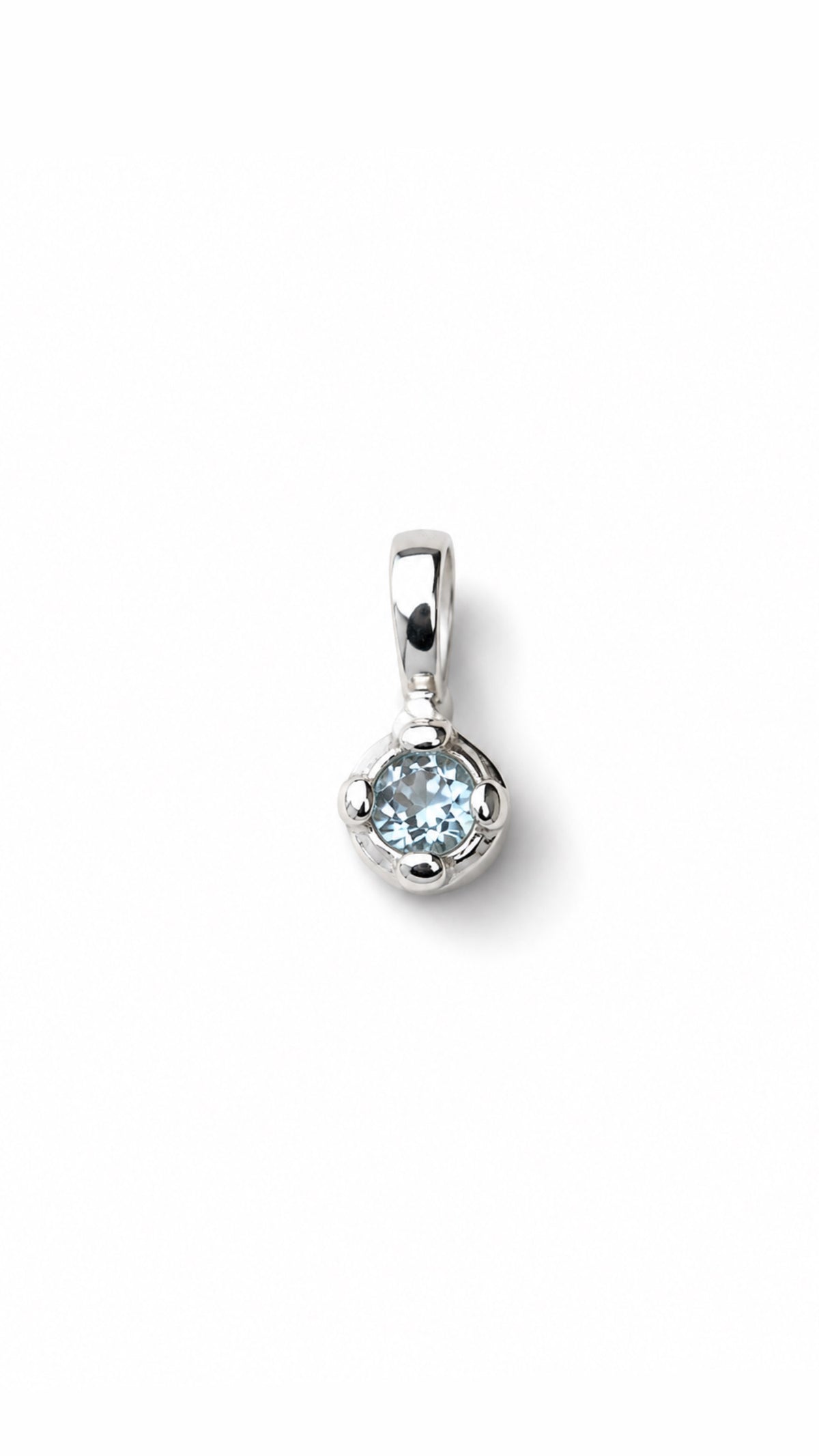 Solitaire Charm - Topaz